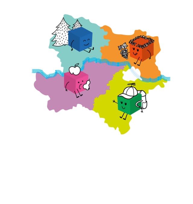 Ein Land in vier Teilen