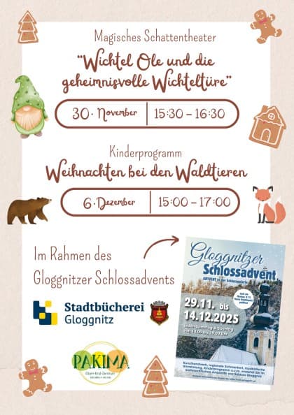 Kinderprogramm beim Gloggnitzer Schlossadvent