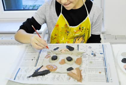 Kinder Keramik Kurs „Hund und Katz“