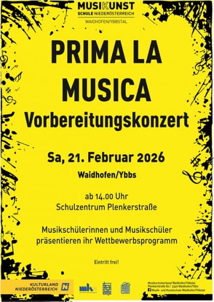Vorbereitungskonzert prima la musica