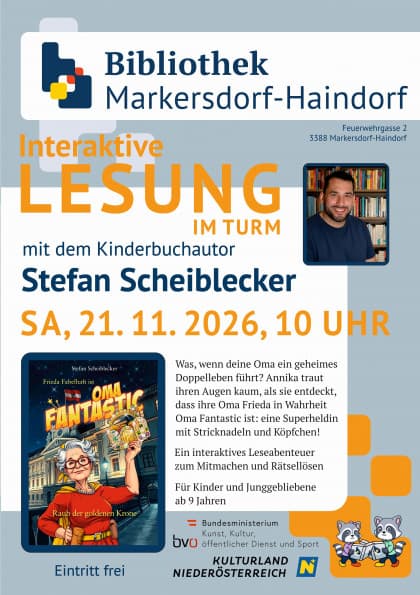 Interaktive Lesung mit Stefan Scheiblecker